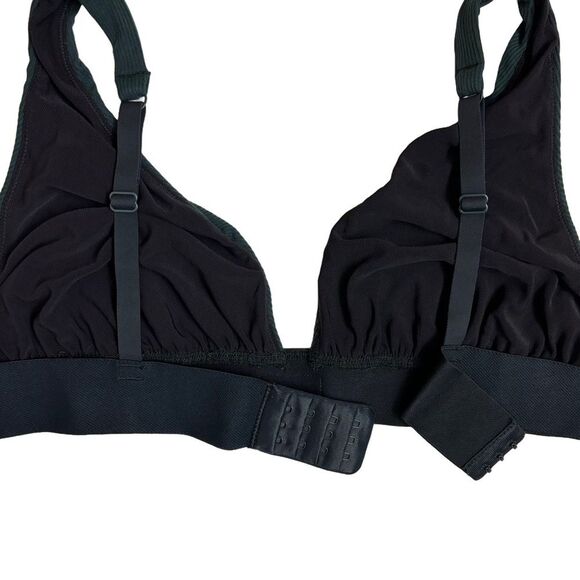 Skims Soft Lounge Plunge Bralette - Cypress - 4x - Picture 4 of 6